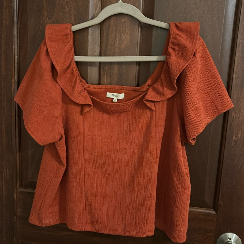 Madewell square neck top